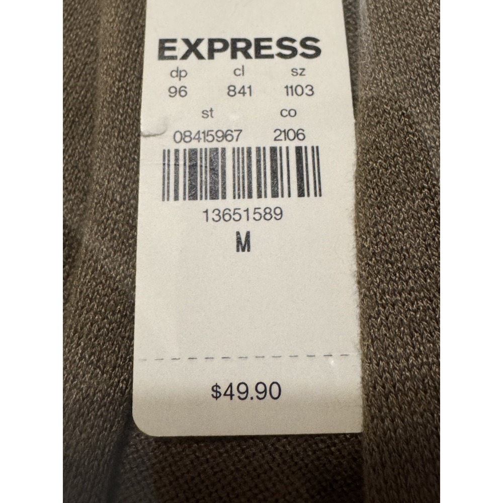 Women's Express Open Cardigan – Olive Green – Size M – NWT - Picture 11 of 11